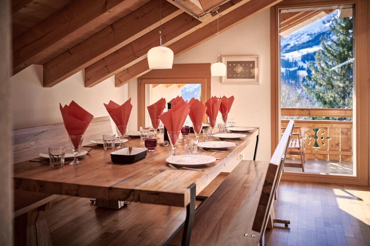 Chalet Bergfrieden Penthouse Венген Экстерьер фото