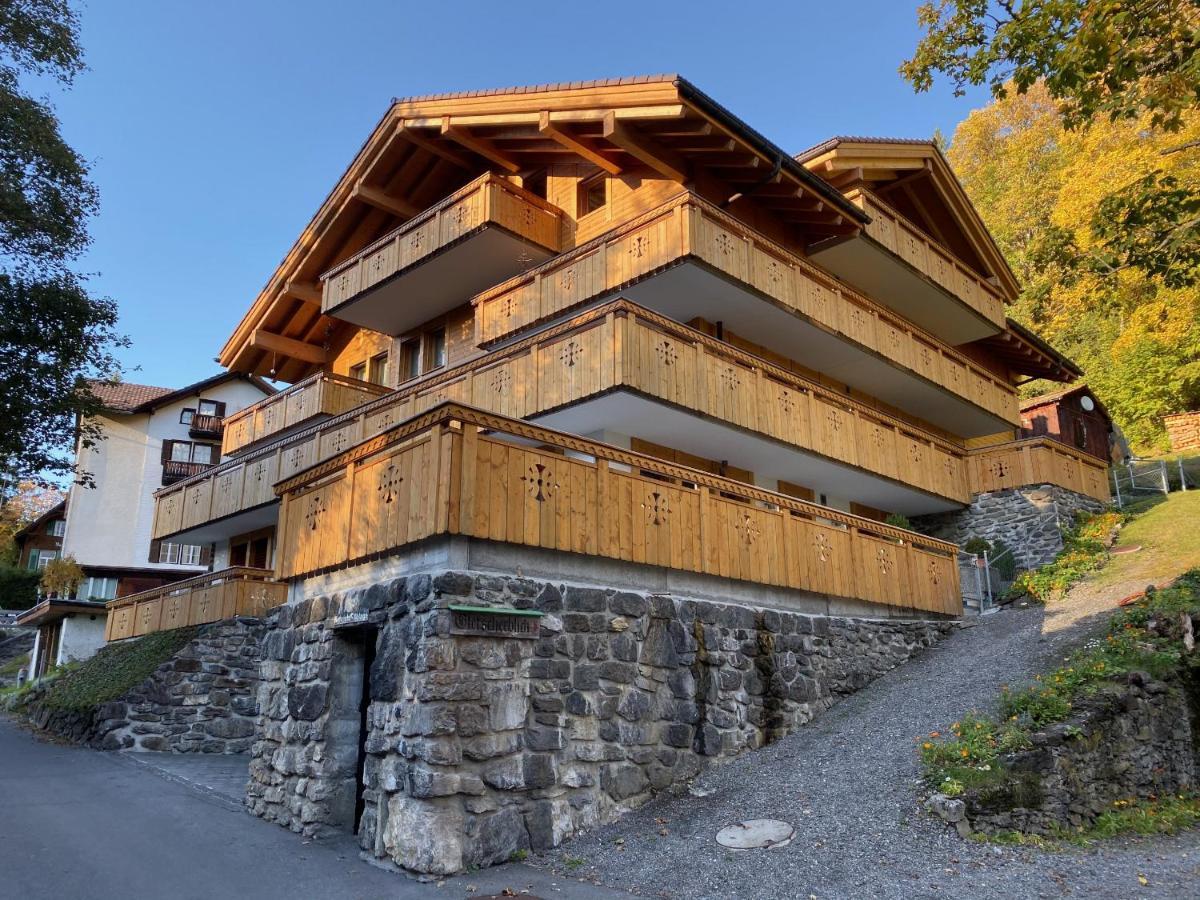 Chalet Bergfrieden Penthouse Венген Экстерьер фото
