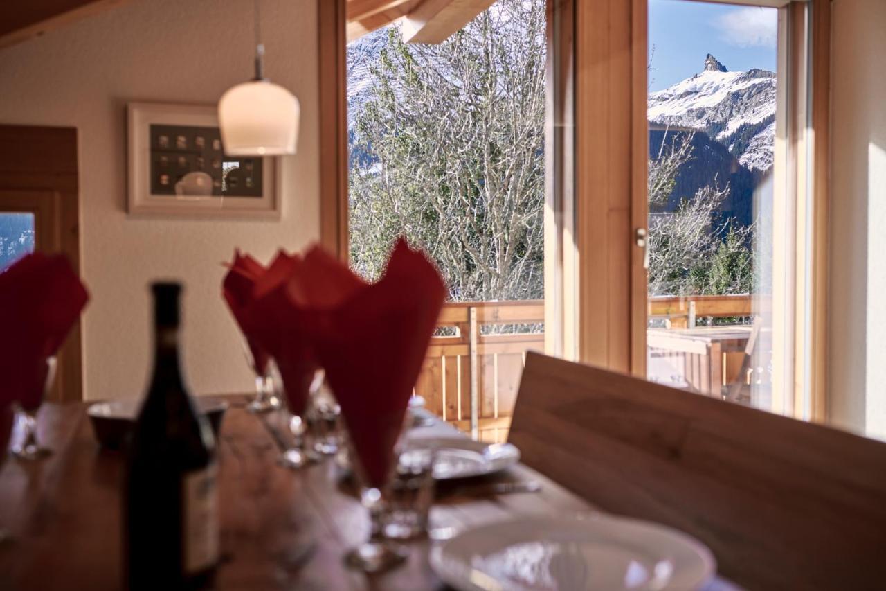 Chalet Bergfrieden Penthouse Венген Экстерьер фото