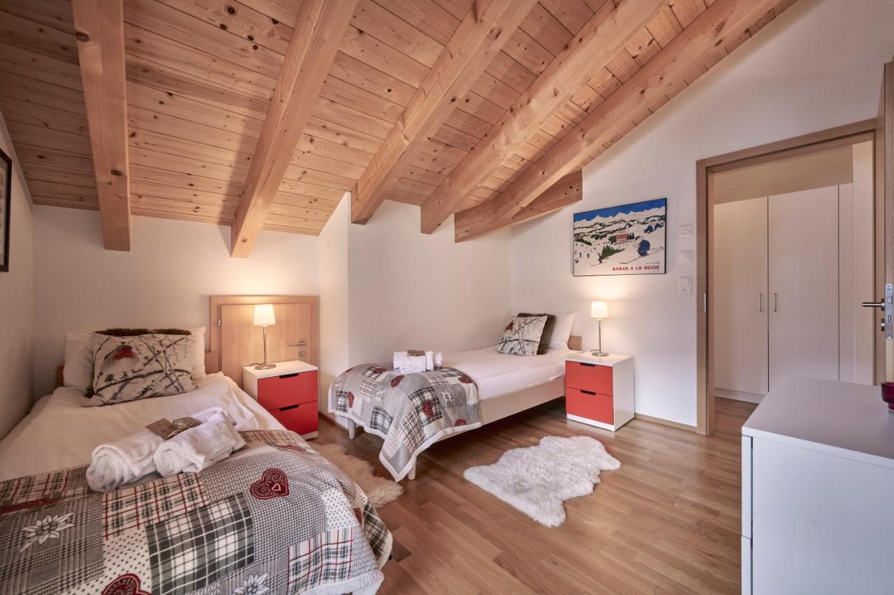 Chalet Bergfrieden Penthouse Венген Экстерьер фото