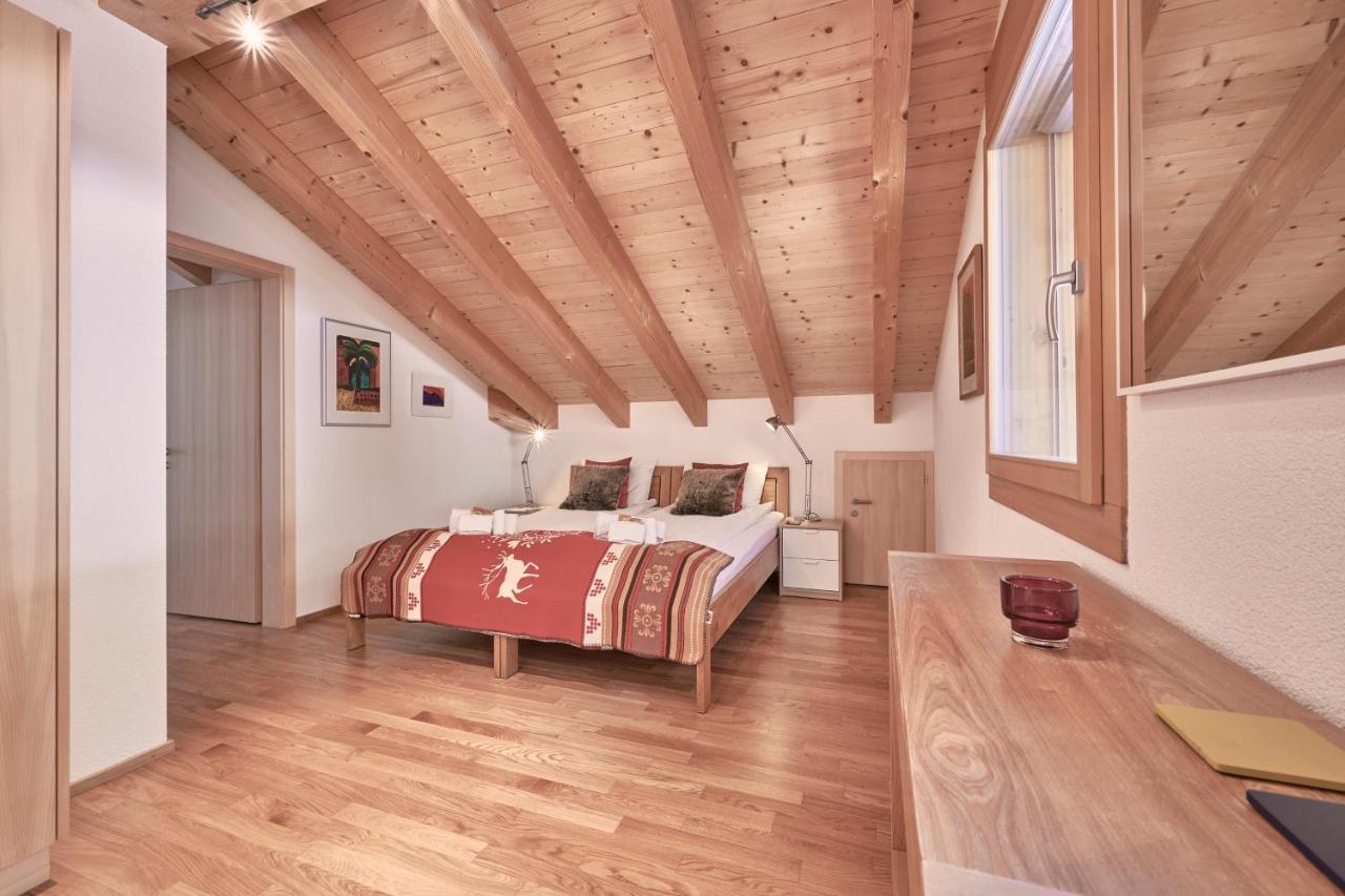 Chalet Bergfrieden Penthouse Венген Экстерьер фото