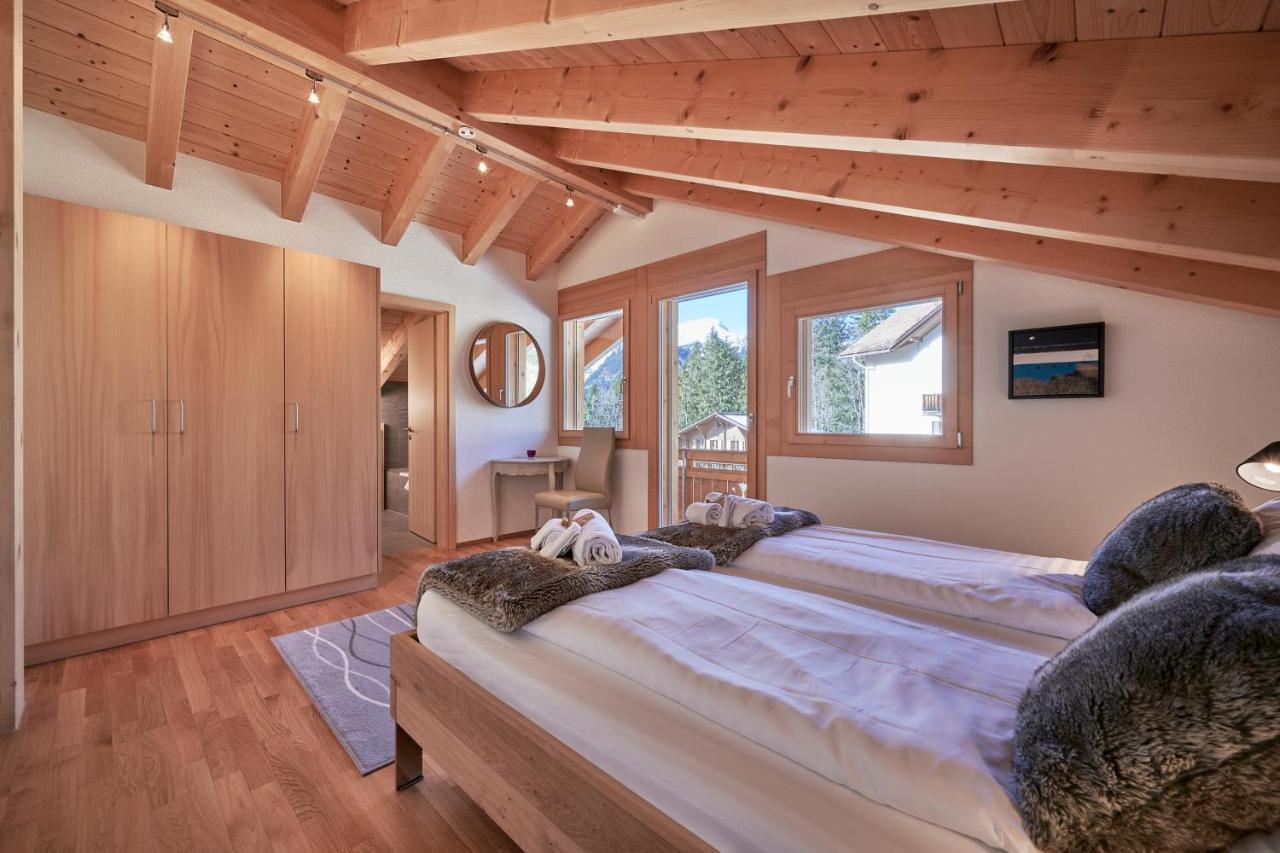 Chalet Bergfrieden Penthouse Венген Экстерьер фото