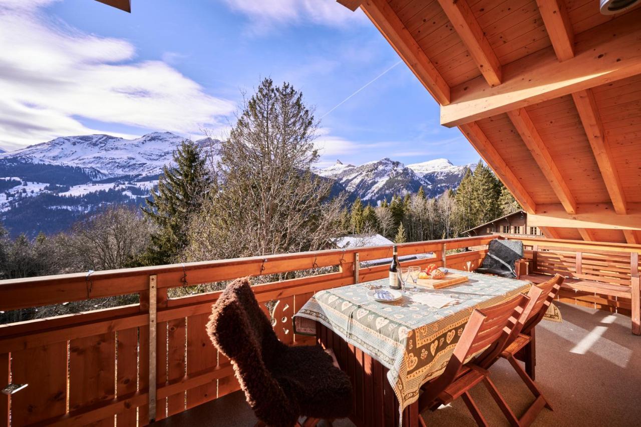 Chalet Bergfrieden Penthouse Венген Экстерьер фото